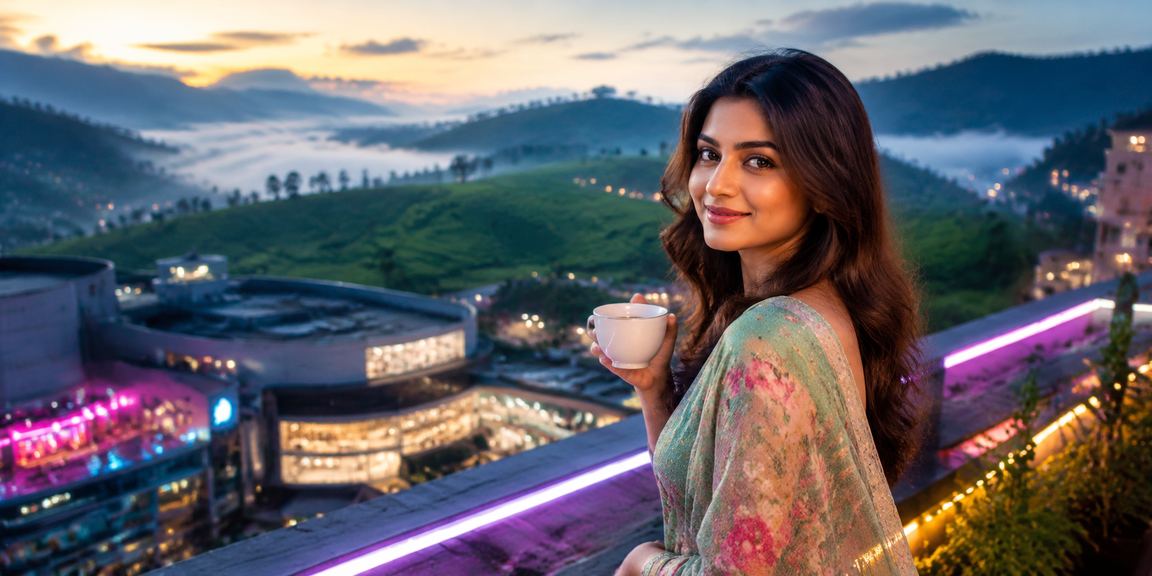 সিলেটে ক্যাসিনো গেম খেলা, চা বাগানের দৃশ্য